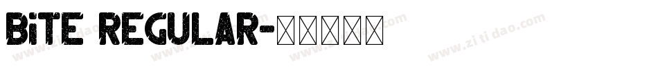 BITE Regular字体转换